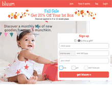 Tablet Screenshot of bluum.com